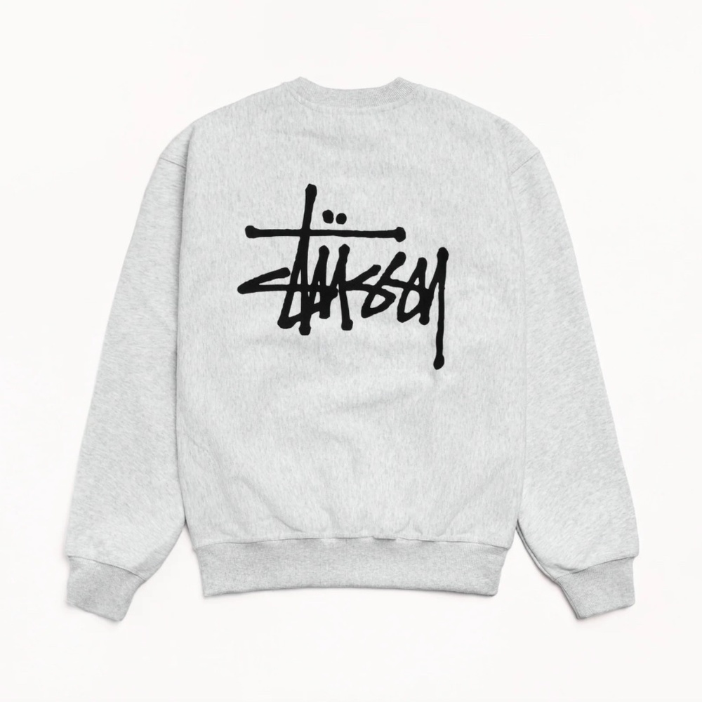BASIC STUSSY CREW - Unisex - size S